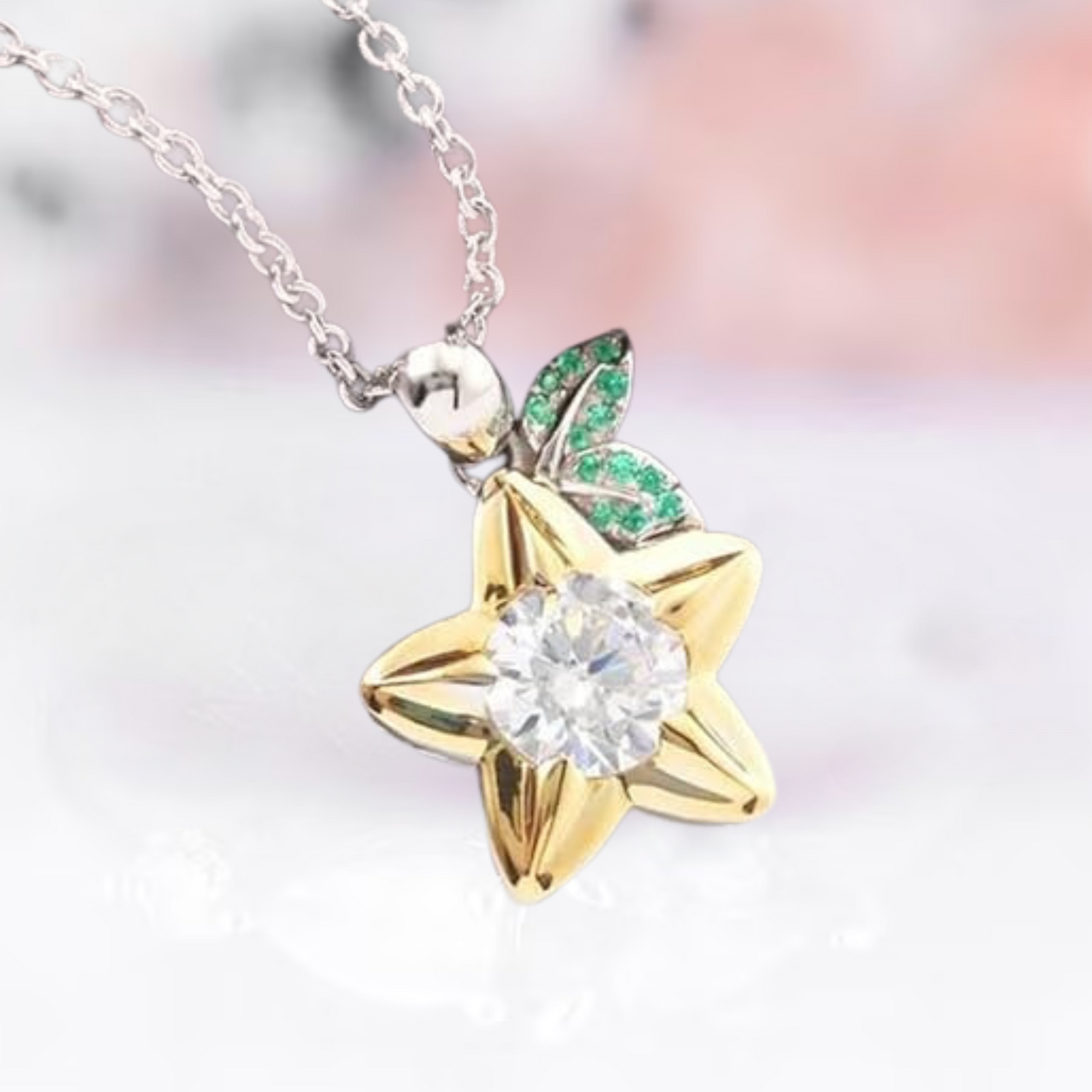 Paopu Fruit Kingdom Hearts Necklace in 925 Sterling Silver - Birthday Gift For Her - Gift For Wife