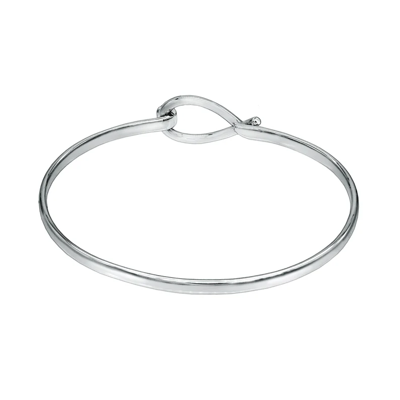 Personalized Silver Bangles for Women Sterling Silver Bangle Best Gift Idea for Christmas
