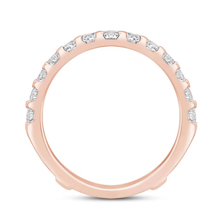 0.50 CT. T.W. Round Diamond Engagement Ring Enhancer Wrap Ring in 925 Sterling Silver