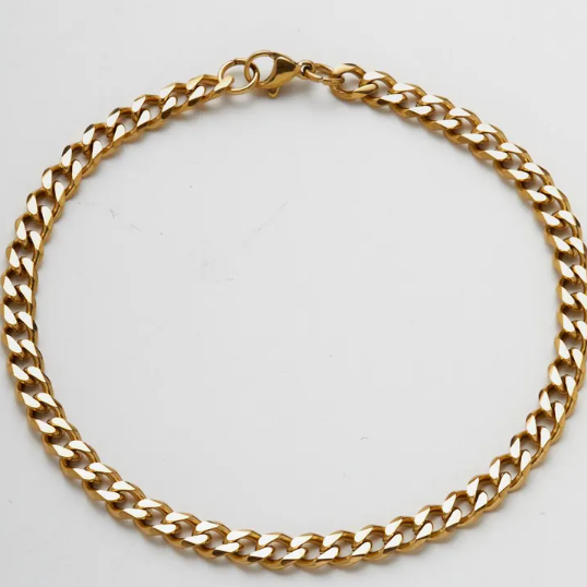 Stainless Steel Bracelet with Lobster Clasp- Link Bracelet- Stainless Steel Bracelet- Gift Idea for Men