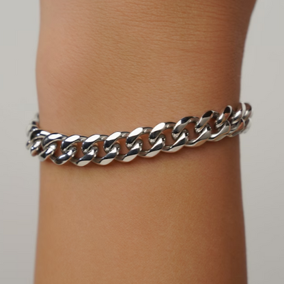 Gold Thick Bracelet Chain- Chunky Gold Bracelets For Women- Women's Bracelet Link Gold Chain Bracelet Women