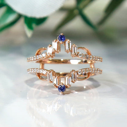 Tanzanite & Diamond Wrap Ring Enhancer-Ring Wrap Enhance-AJUKEnterprise