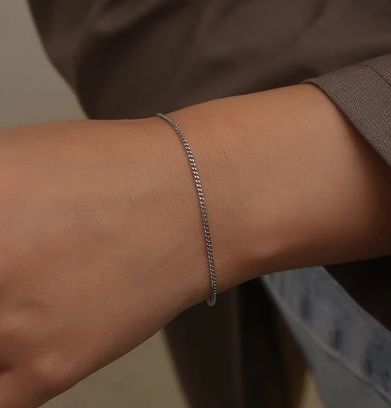 Thin Bracelet Chain- Dainty Bracelets For Women- Women's Bracelet Link- Chain Jewelry
