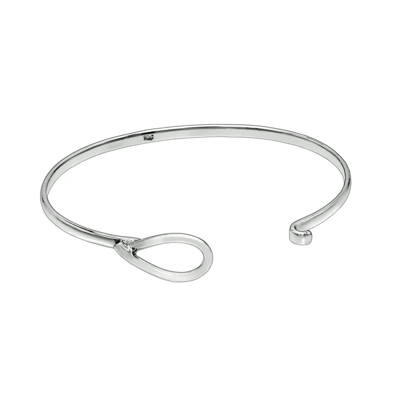 Personalized Silver Bangles for Women Sterling Silver Bangle Best Gift Idea for Christmas