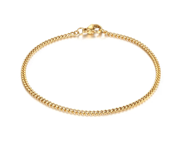 Thin Bracelet Chain- Dainty Bracelets For Women- Women's Bracelet Link- Chain Jewelry