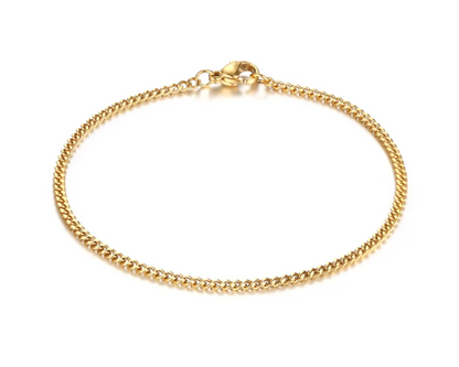 Thin Bracelet Chain- Dainty Bracelets For Women- Women's Bracelet Link- Chain Jewelry